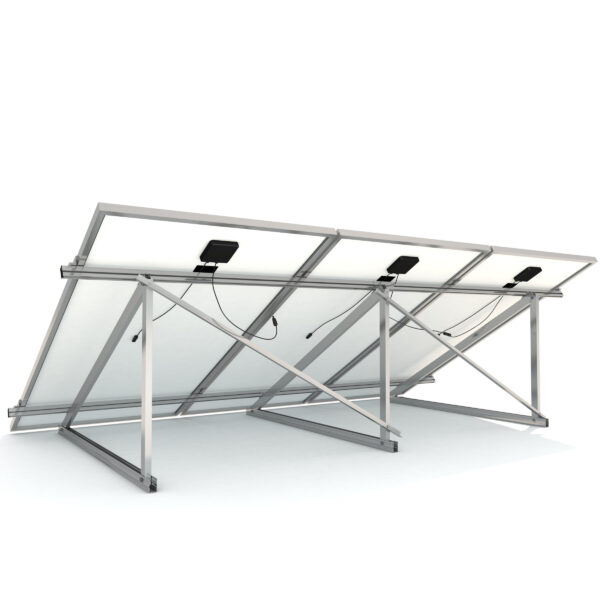 Estructura Inclinada Soporte Placas Solares hasta 60 Células 10V