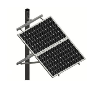 Estructura sobre Poste Placas Solares hasta 72 Células 17H