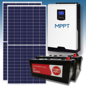 Kit Solar Fotovoltaico 3000Wh/dia LITE