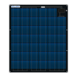 Placa Solar Semi Flexible 100Wp Solara M-Series S400M41 Marine