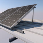 Estructura Inclinada Soporte Placas Solares hasta 60 Células 10V