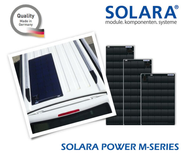 Placa Solar Semi Flexible 130Wp Solara Power M-Series S575M35 Marine