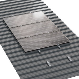 Soporte Coplanar Microrail para Placas Solares para Cubierta Metálica 05V
