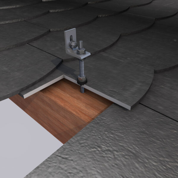 Estructura Soporte Placas Solares para Cubierta de Teja con Varilla 01V