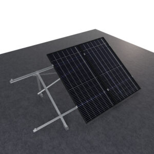 Estructura Soporte Placas Solares para Suelo Regulable 30º – 50º 14.1V