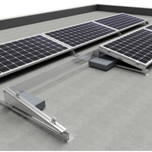 Soporte inclinado lastrado para cubierta plana 28H-29H