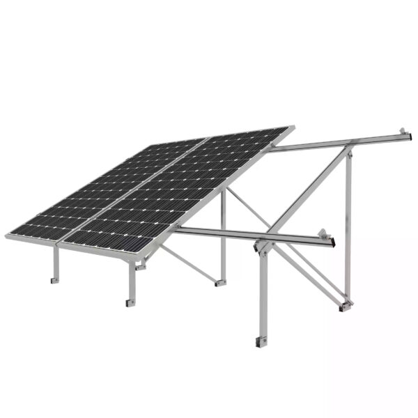 Soporte inclinado para 1 fila de placas solares en vertical 40V