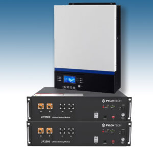 Pack Inversor Axpert VMIII 3000W + Baterías de Litio Pylontech UP2500 5.6kWh 24V