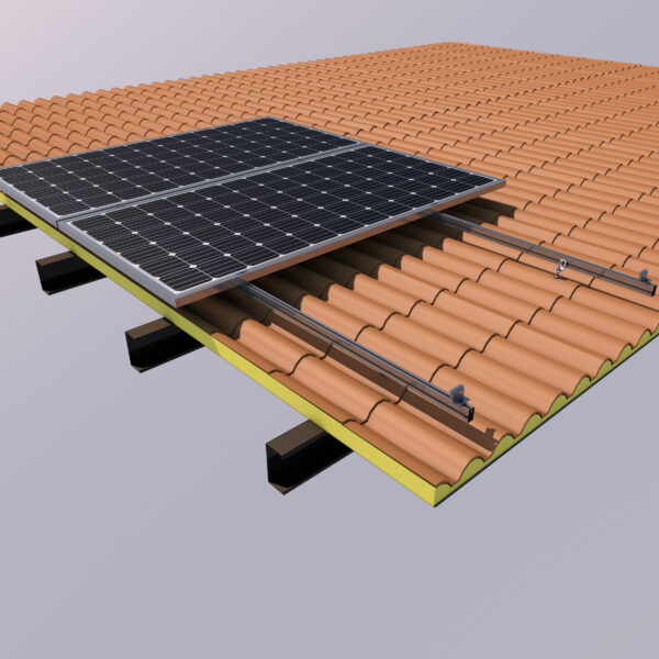 Estructura Soporte coplanar continuo fijación a correas 01.1V