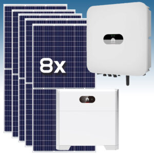 Kit Solar de Autoconsumo 4kWp Huawei con Batería de Litio 5kWh