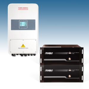 Pack Batería de Litio TE Lithium Series 10,2 kWh + Inversor Híbrido Turbo Energy Series 5000W 48V