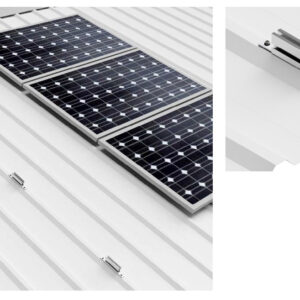 Soporte coplanar microrail fijación a chapa metálica 06H