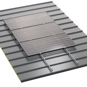 Estructura Soporte coplanar continuo fijación a chapa metálica 04V