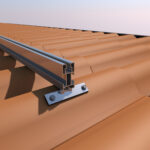 Estructura Soporte coplanar continuo fijación a chapa metálica 04V