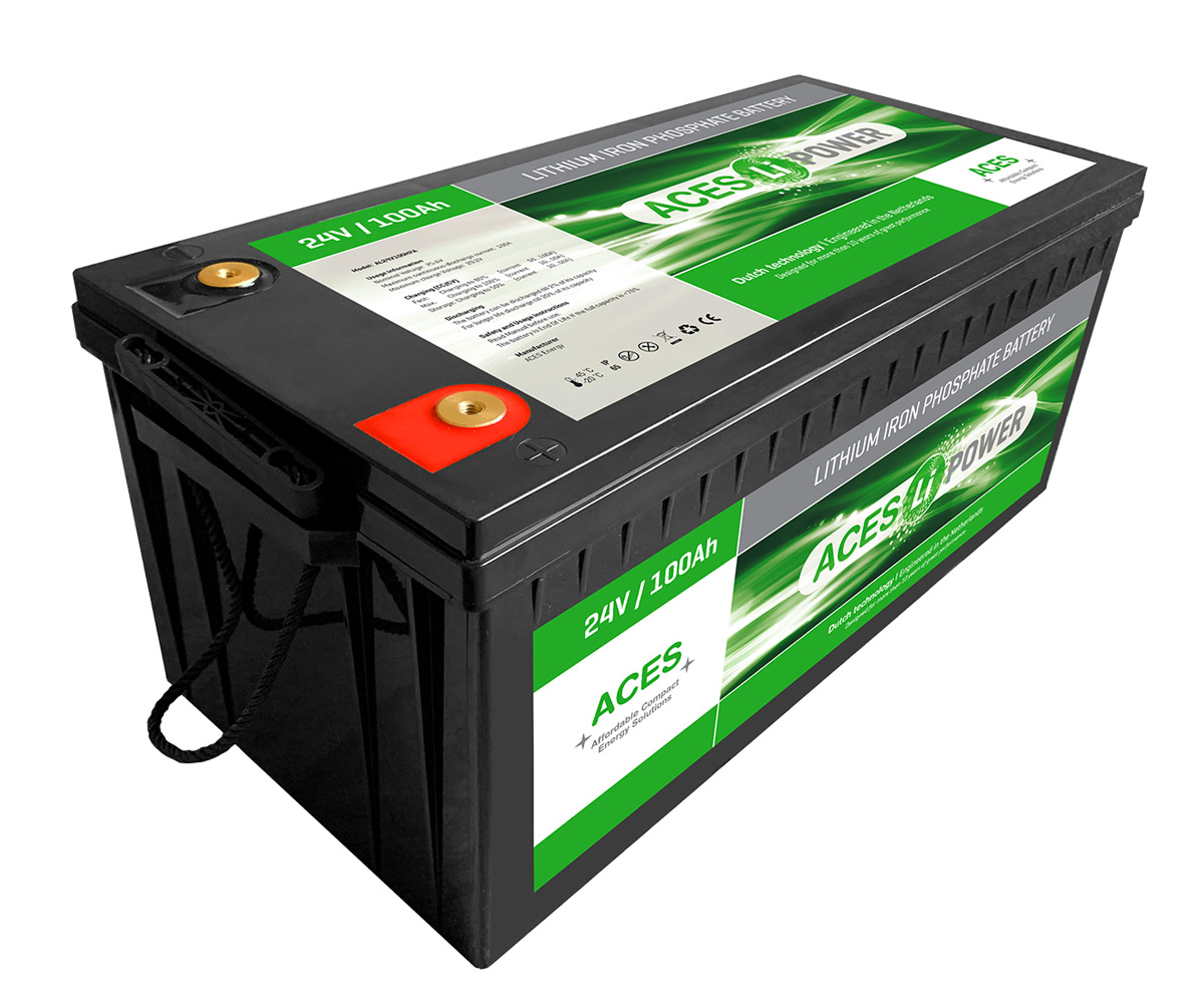 Batería de Litio ACES AL24V100HFA-BT 25.6V 100Ah 2,56kWh