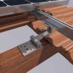 Estructura Soporte coplanar continuo atornillado salvatejas regulable 02.4V