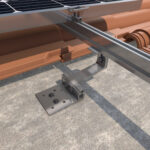 Estructura Soporte coplanar continuo atornillado salvatejas regulable 02.4V