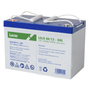 Batería de Gel Lucas LSLG 80/12 12V 100Ah