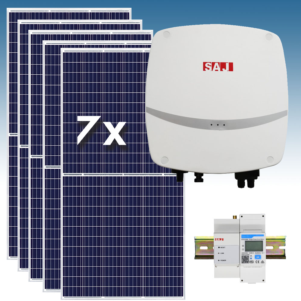 Kit Solar de Autoconsumo directo 3000Wp SAJ