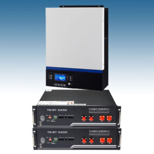 Pack Inversor Axpert VM III 3000W + Baterías de Litio TurboEnergy TE LITHIUM SERIES 24V 2,24kWh