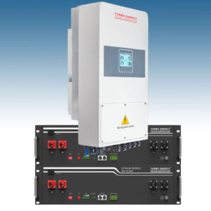 Pack 2 Baterías de Litio TE Lithium Series 3,6 kWh + Inversor Híbrido Turbo Energy Series Smart 5000W 48V