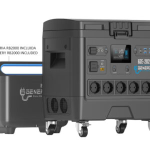 Estación de Energía Genergy GZE-2020R 2000W con Batería de Litio 1953Wh intercambiable