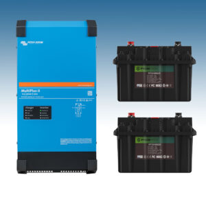 Pack Baterías de Litio Pylontech 12V 100Ah + Inversor Cargador Victron Energy MultiPlus-II 12/3000/120-32