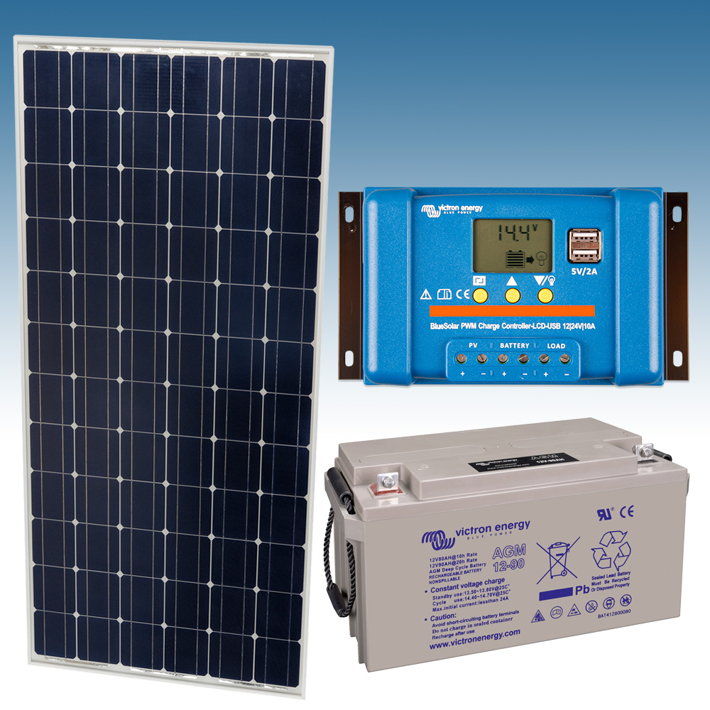 Kit Solar Fotovoltaico 400Wh/dia Victron Energy 12V