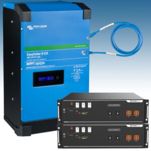 Pack Victron Energy EasySolar-II 48/3000/35-32 MPPT 250/70 GX + 2 Baterías Pylontech US3000C 3.5 kWh 48V