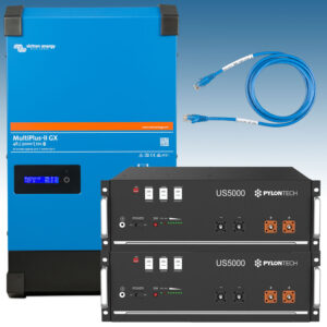 Pack Victron Energy MultiPlus-II 48/5000/70-50 GX + 2 Baterías Pylontech US5000C 4.8 kWh 48V