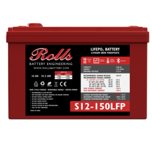 Batería de Litio Rolls S12-150LFP 12V 150Ah 1.92 kWh