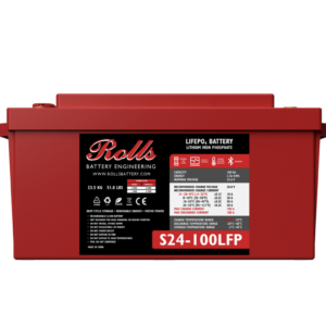 Batería de Litio Rolls S24-100LFP 24V 100Ah 2.56 kWh