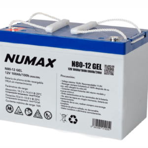 Batería de GEL Numax N80-12GEL 12V 100Ah