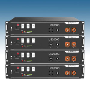 Pack 4 Baterías de Litio Pylontech US2000C 2.4 kWh 48V