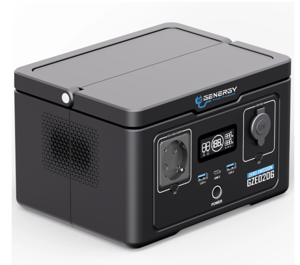 Estación de Energía Genergy GZE-0206 600W con Batería de Litio 256Wh