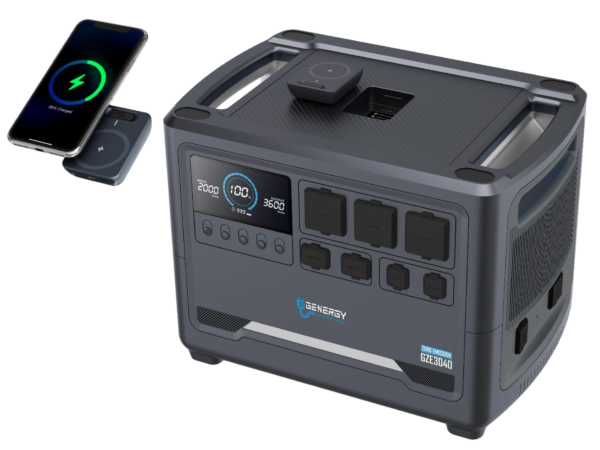 Estación de Energía Genergy GZE-3040 4000W con Batería de Litio 3072Wh
