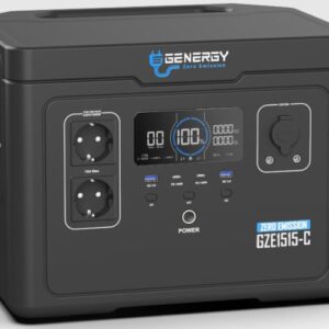 Estación de Energía Genergy GZE1515-C 1500W con Batería de Litio 1488Wh