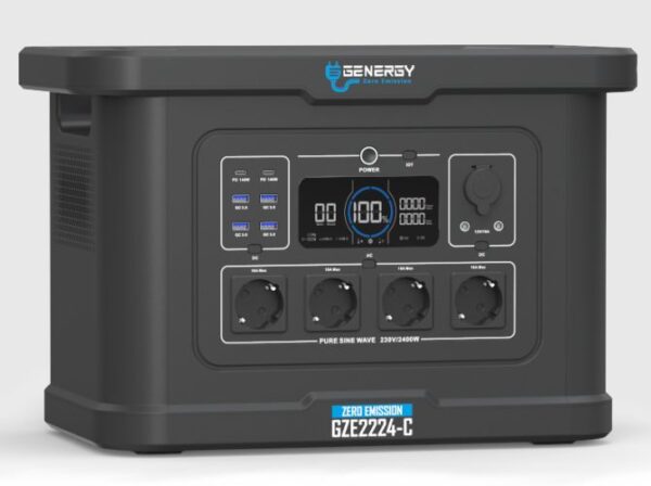 Estación de Energía Genergy GZE2224-C 2400W con Batería de Litio 2232Wh