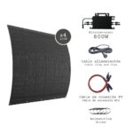 Kit Solar de Autoconsumo para Balcón con Placas Flexibles 800W