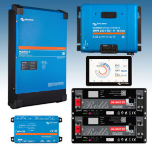 Kit Aislada 10 kWh Victron Energy y Baterías de Litio Rolls