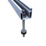 Kit estructura coplanar NOVOTEGRA para cubierta de teja para 5 placas solares