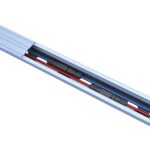 Kit estructura coplanar NOVOTEGRA para cubierta de teja para 5 placas solares