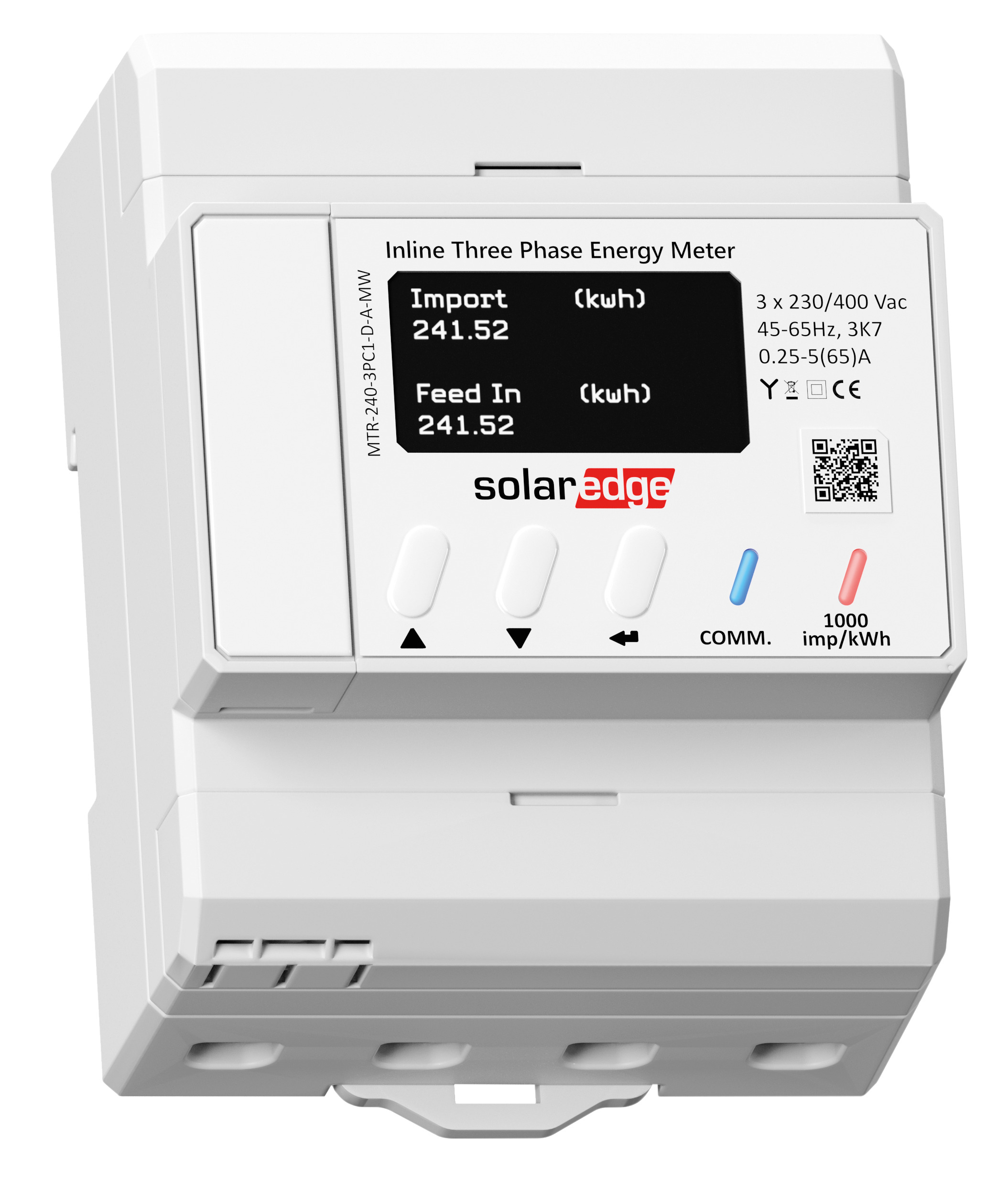 Credit: Peek Creative Studios3D model SolarEdge Inline Energy Meter Trifásico