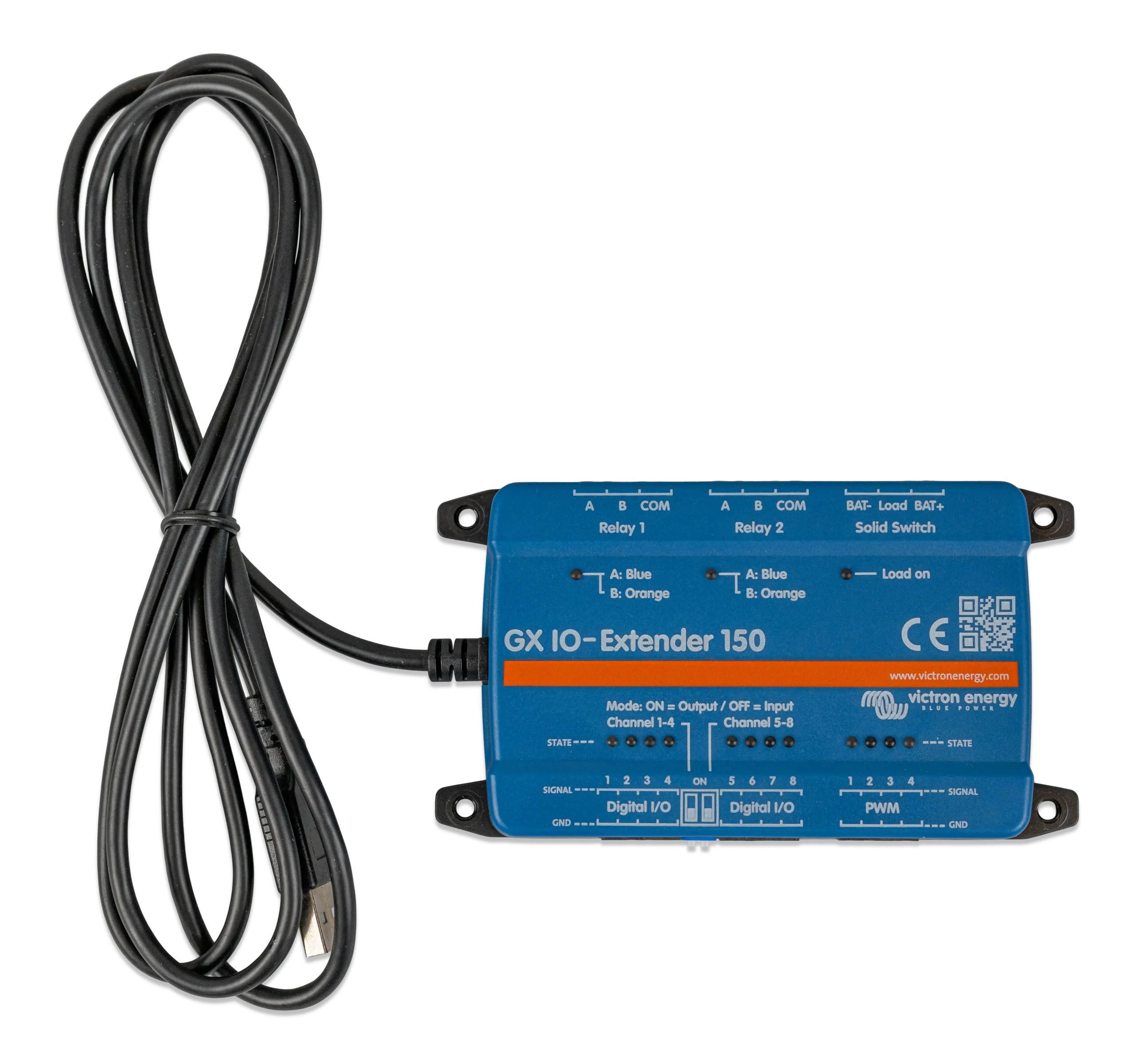GXIO-Extender150topwithcable Victron Energy GX IO-Extender 150