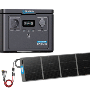 Pack Estación de Energía Genergy GZE-0506 600W y Placa Solar Plegable 200Wp