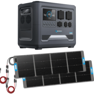 Pack Estación de Energía Genergy GZE-1018 1800W y 2 Placa Solar Plegable 200Wp