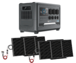 Pack Estación de Energía Genergy GZE-2024 2400W y 2 Placa Solar Plegable 300Wp