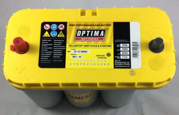 Batería Optima YELLOWTOP YT S 5.5 12V 75Ah