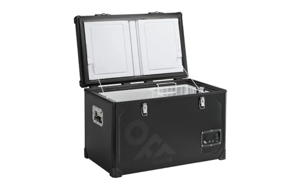 Nevera Portátil Indel B Travel Box TB Black Steel 74 litros 12VCC 65W
