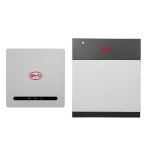 Kit BYD Inversor monofásico 6kW (Backup integrado) + Batería de litio 6,4kWh